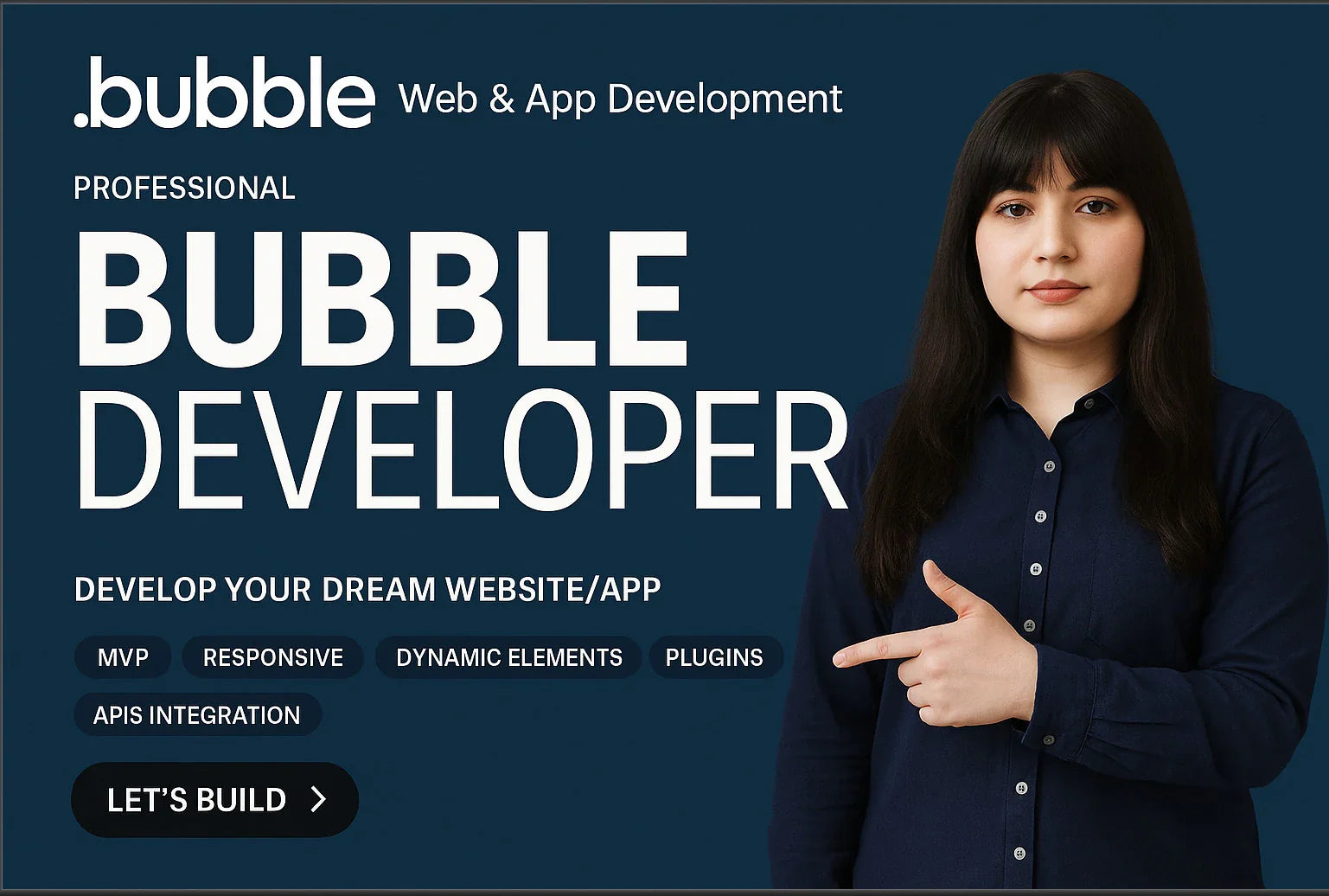 We will design and develop a professional Bubble website up to 5 pages
