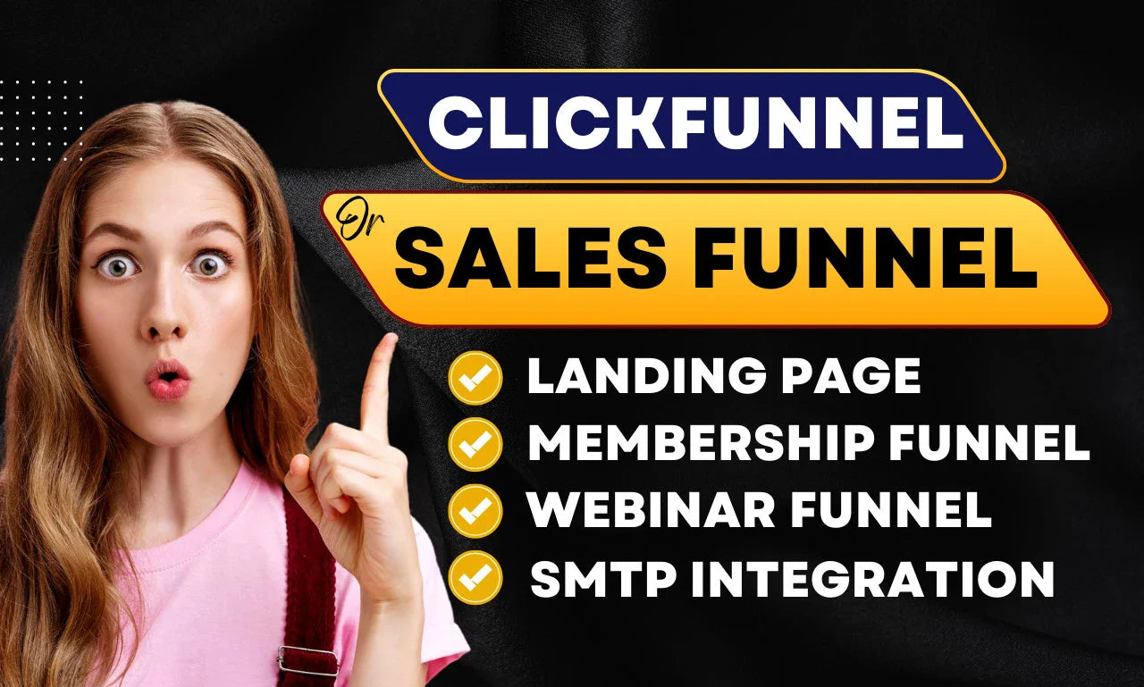 We will build a professional ClickFunnels funnel with up to 5 pages